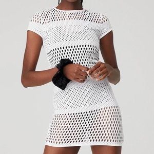 NWT Alo Haute Girl Summer Mesh Body Con Dress